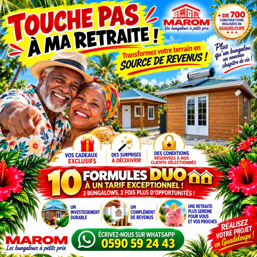 MAROM – Touche pas à ma retraite : 10 formules Duo, 2 bungalows à tarif exceptionnel